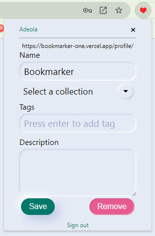 add bookmark